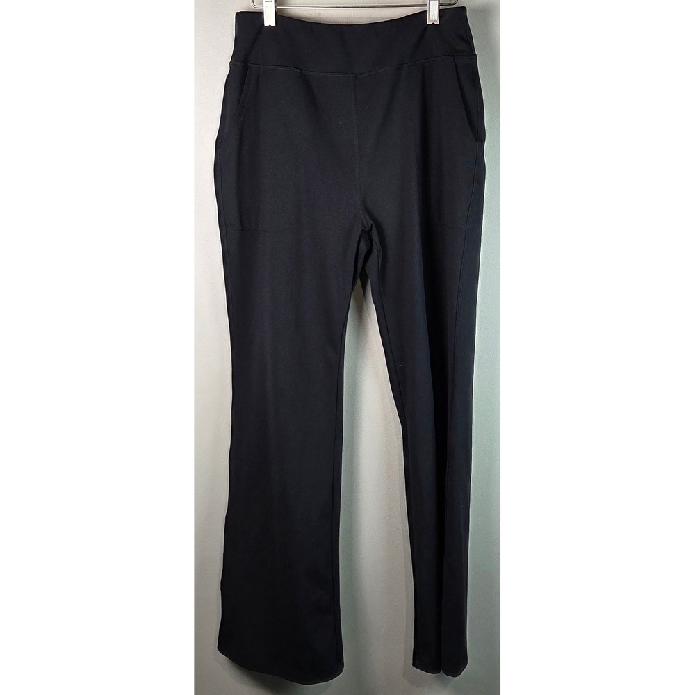Halara Yoga Pants Womens Medium Black Excellent Flared High Waisted Activewear